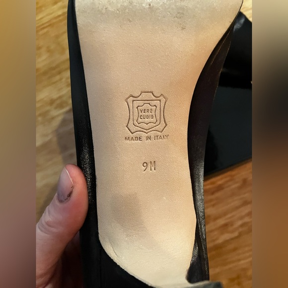 Formal black fabric Silvia Florentina beaded ornament pumps - Picture 3 of 13